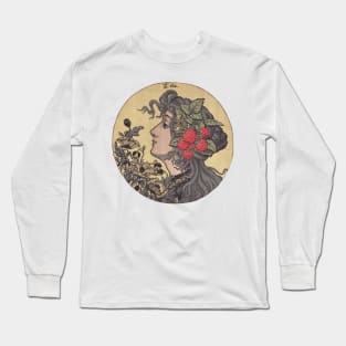 Embroidered Summer - L'été Long Sleeve T-Shirt